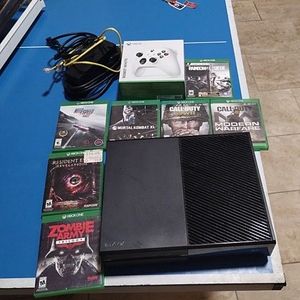 Xbox One (used) Xbox controller (unused), & 7 games